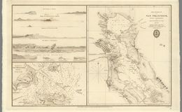 E50 - 1833 San Francisco Bay Map by Beechey